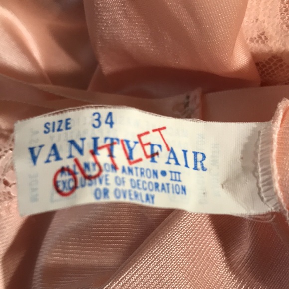 Vintage Vanity Fair Lace Camisole - Size:34 - Picture 6 of 6